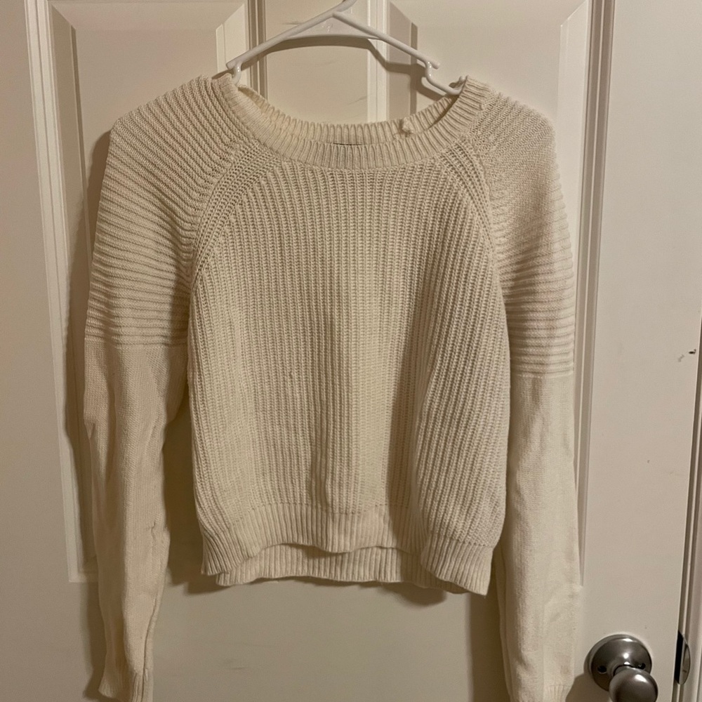 Semi crop top white sweater